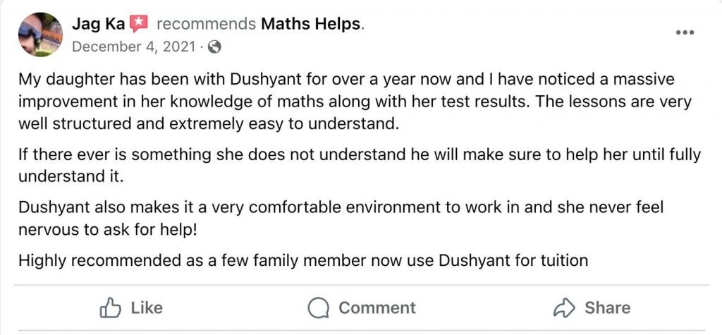 Parent review 1 from Facebook