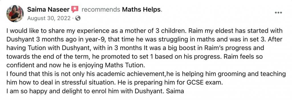 Parent review 2 from Facebook