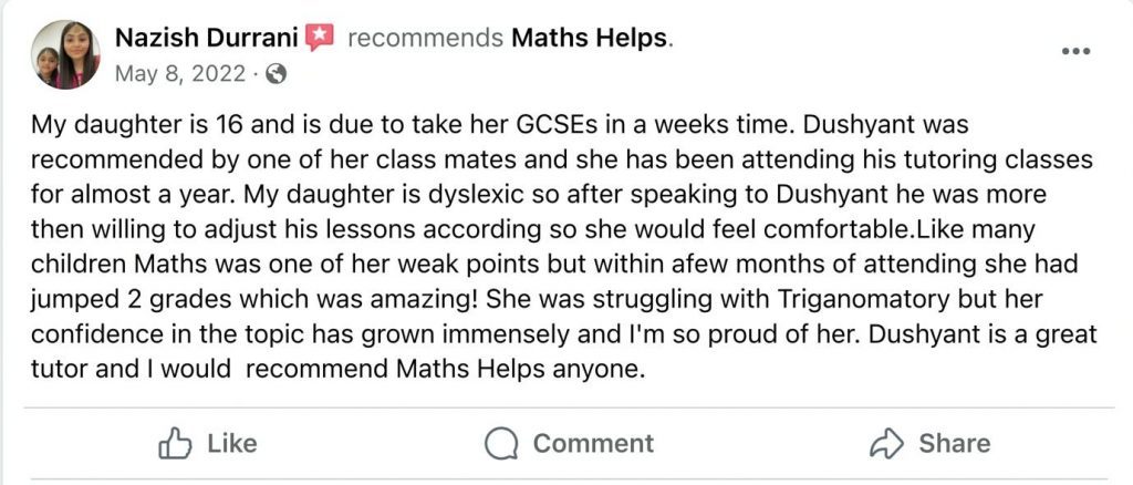 Parent review 5 from Facebook