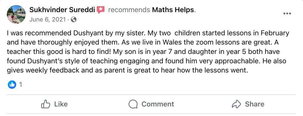 Parent review 6 from Facebook