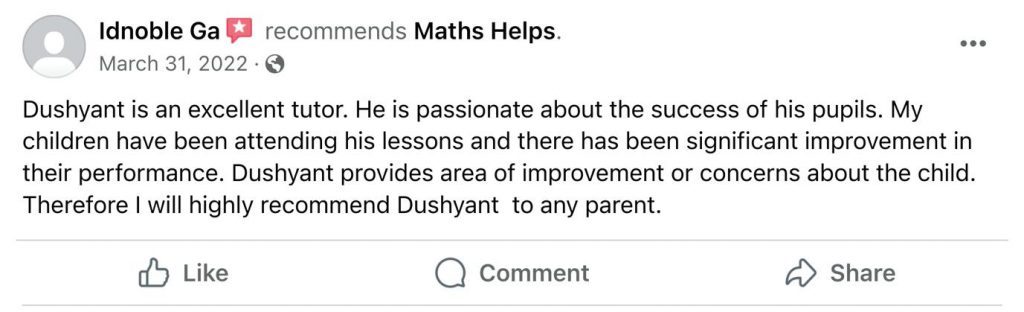 Parent review 9 from Facebook