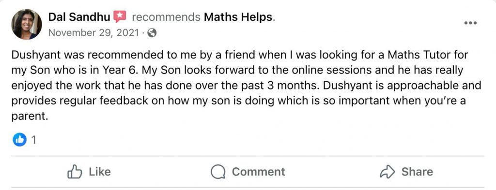 Parent review 10 from Facebook