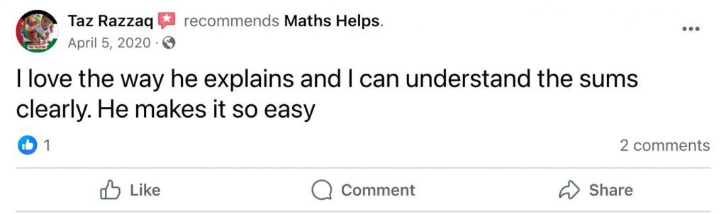 Parent review 13 from Facebook
