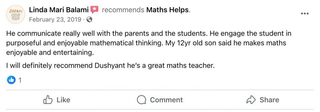 Parent review 16 from Facebook