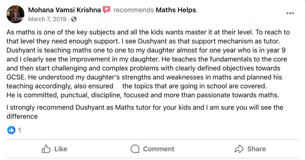 Parent review 17 from Facebook