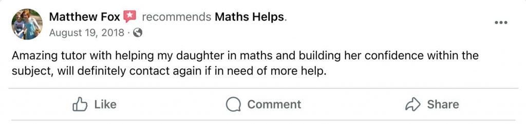 Parent review 21 from Facebook