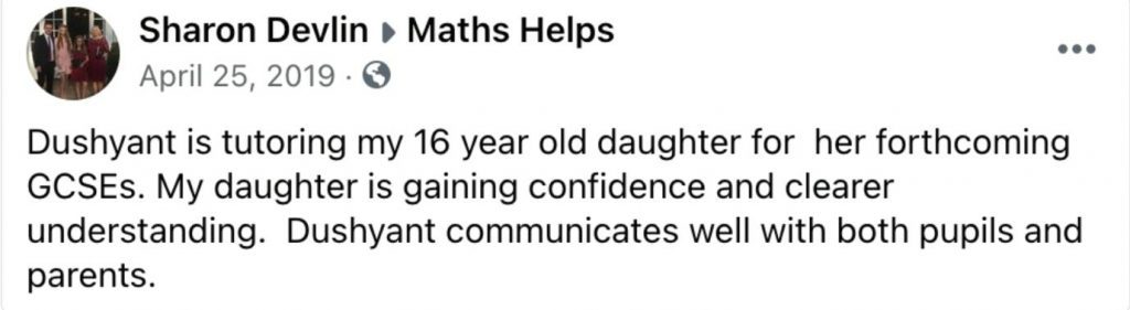 Parent review 25 from Facebook